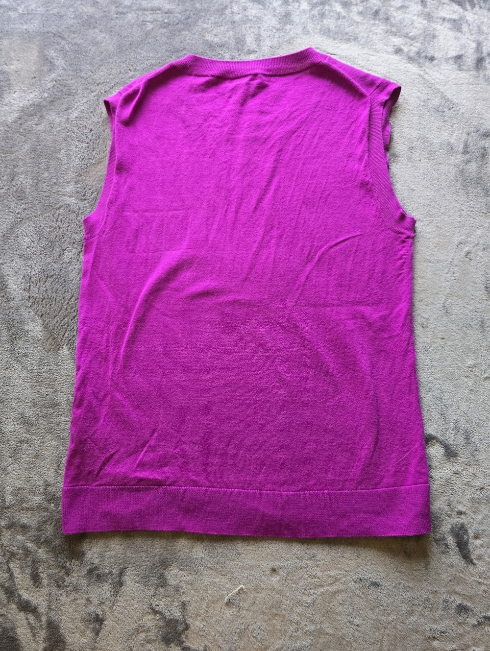 J.Crew Purple Knit 100% Cotton Tank Sizs Small - Picture 3 of 8